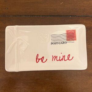 Pottery Barn Love Letter Be Mine Soap Dish NEW